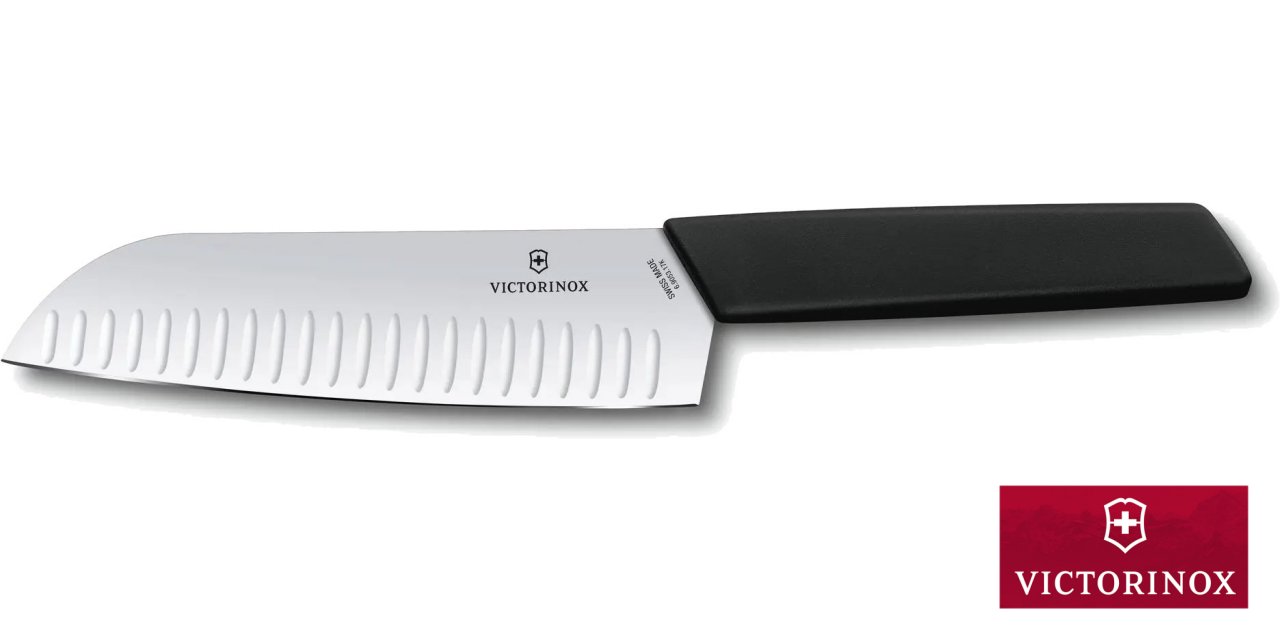 Coltello Santoku Victorinox 6.9053.17KB Swiss Modern - immagine 2