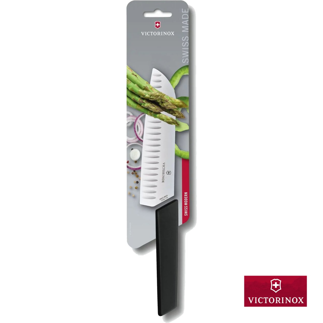 Coltello Santoku Victorinox 6.9053.17KB Swiss Modern - immagine 4