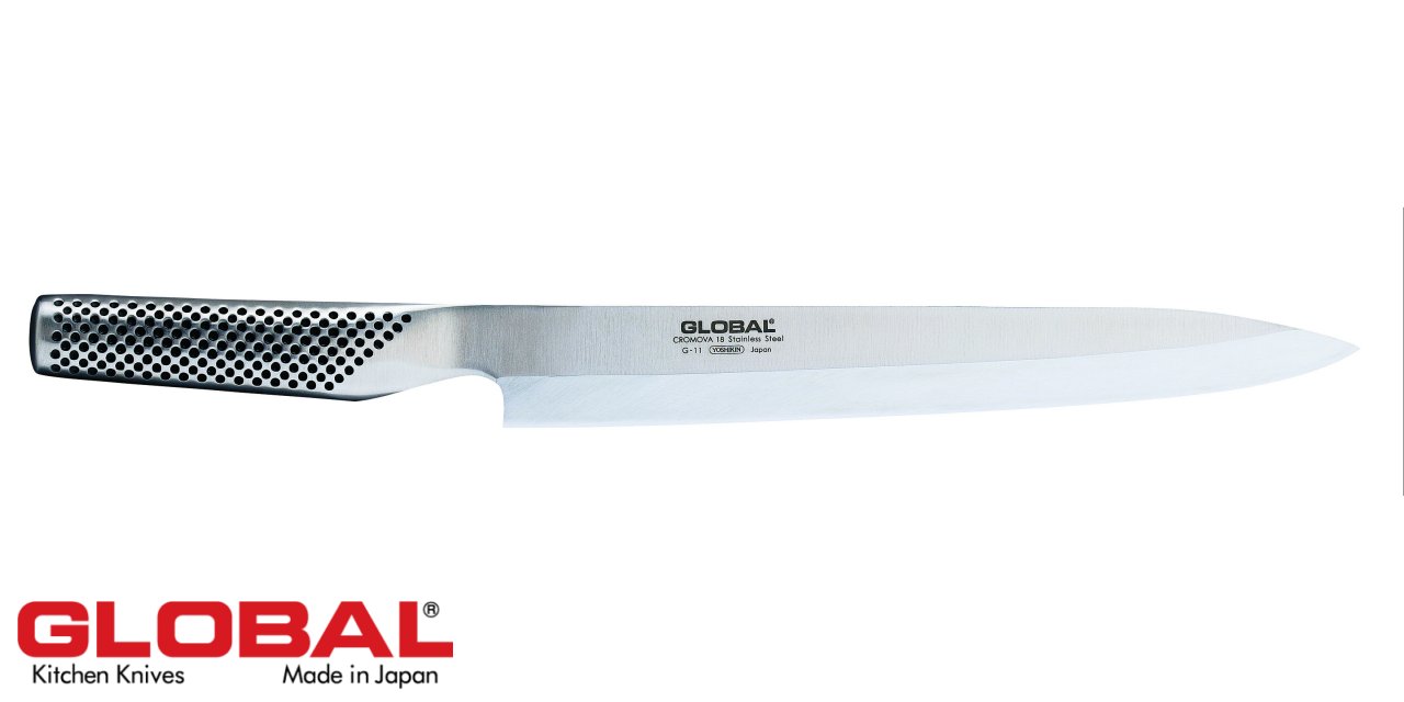 Coltello Global Serie G Sushi e Sashimi Yanagiba 25 cm G-11R - immagine 2