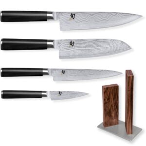 Set 4 coltelli Kai Shun Classic completo di ceppo magnetico Kai