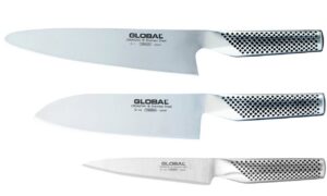Set 3 coltelli Serie G Global