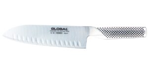 Coltello Global Serie G Santoku alveolato 18 cm G-80