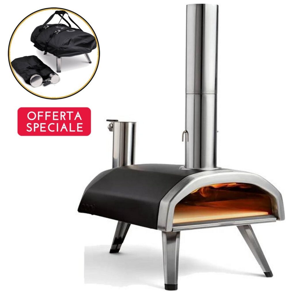 Kit forno pizza a pellet Fyra 12 Ooni + Custodia Ooni