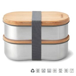 Stainless steel Bento Box Black+Blum BAMBTL016
