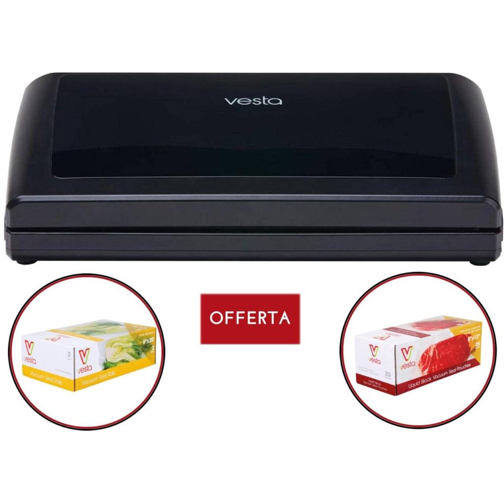 Set barra sottovuoto + sacchetti Vesta