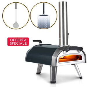 Set forno pizza Ooni Karu 12G + pala forata + giro pizza