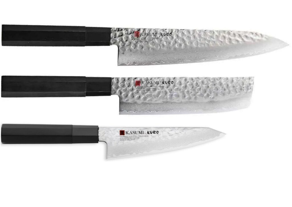 Set 3 coltelli Kasumi serie Kuro