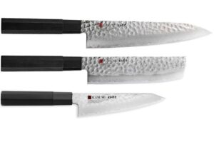 Set 3 coltelli Kasumi serie Kuro