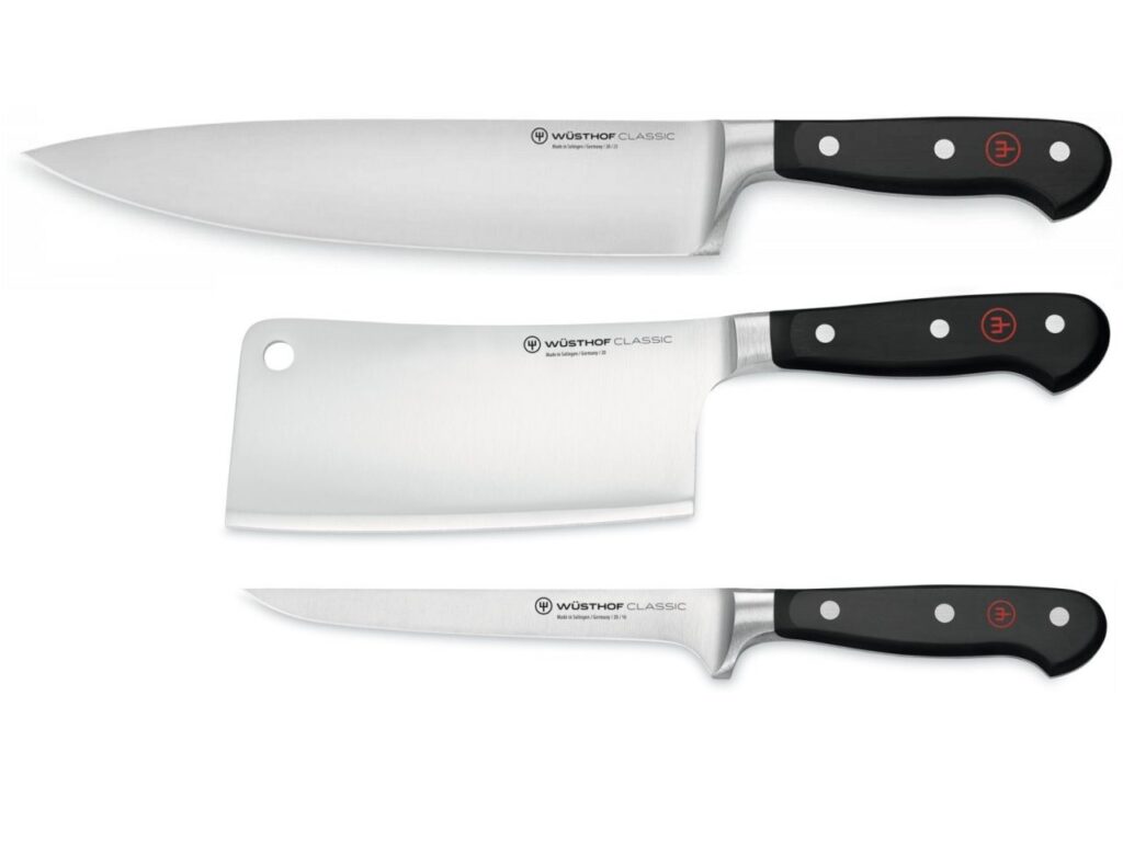 Set 3 coltelli da carne Wusthof serie Classic