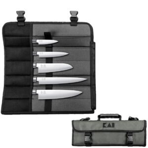 Set coltelli da cucina Kai Wasabi + Borsa portacoltelli DM-0781EU67
