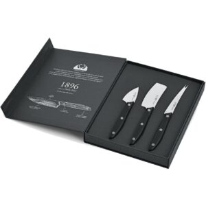 Set 3 coltelli da formaggio Due Cigni 1896 nero 2C 1018