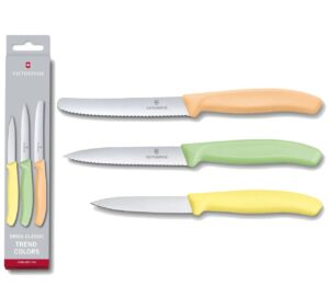 Set 3 coltelli Victorinox linea Swiss Classic Trend Colors 6.7116.34L2