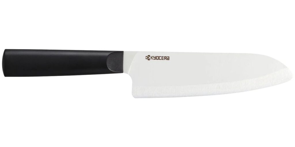 Coltello ceramica Kyocera Chowa Santoku 16 cm TK160WHBK
