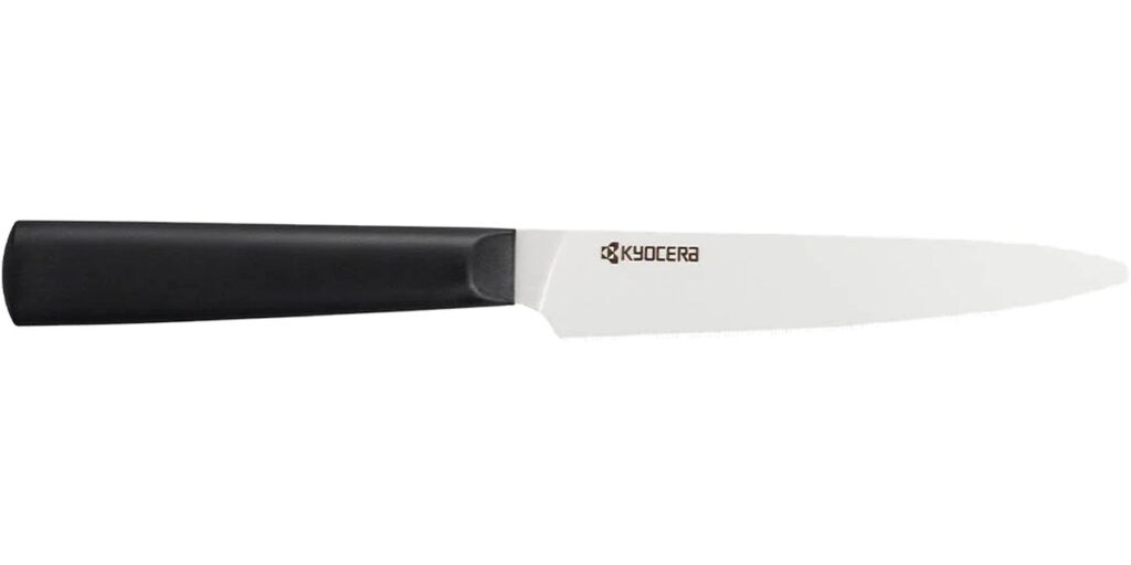 Coltello ceramica Kyocera Chowa per pomodori microzigrinato 12,5 cm TK125WHBK