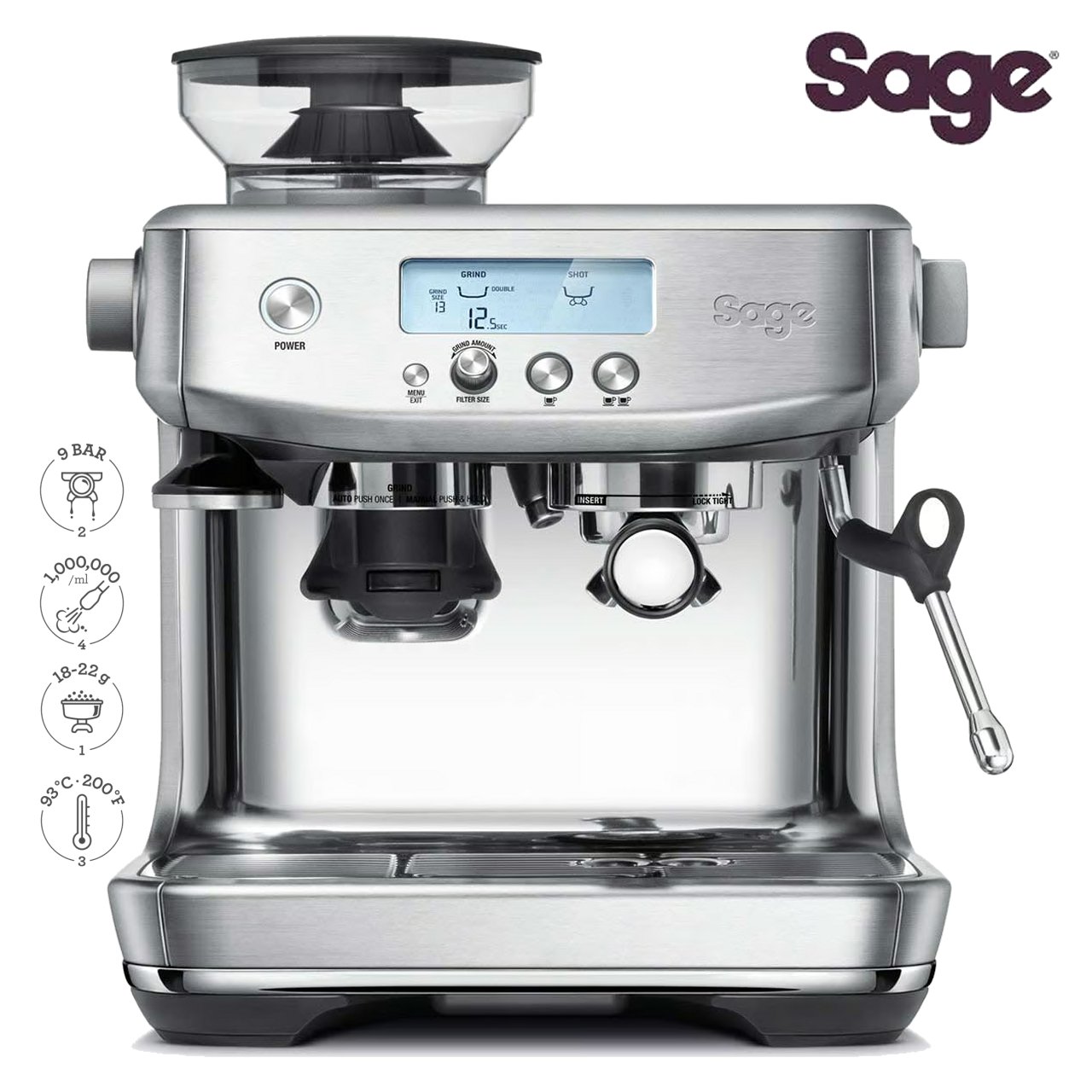 Sage macchina da caffè The Barista Pro SES878BSS4EEU1 - immagine 2