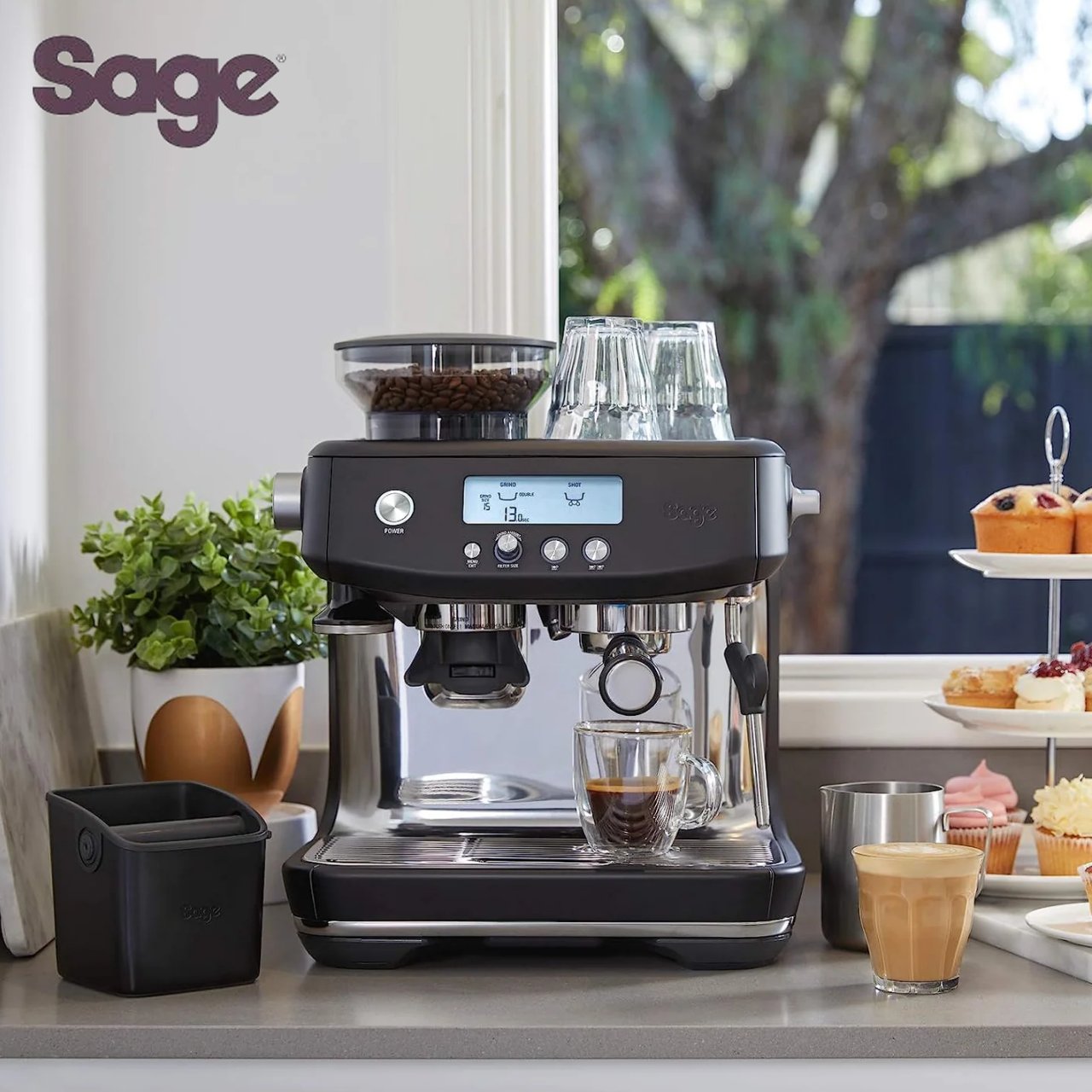 Sage macchina da caffè The Barista Pro SES878BSS4EEU1 - immagine 9