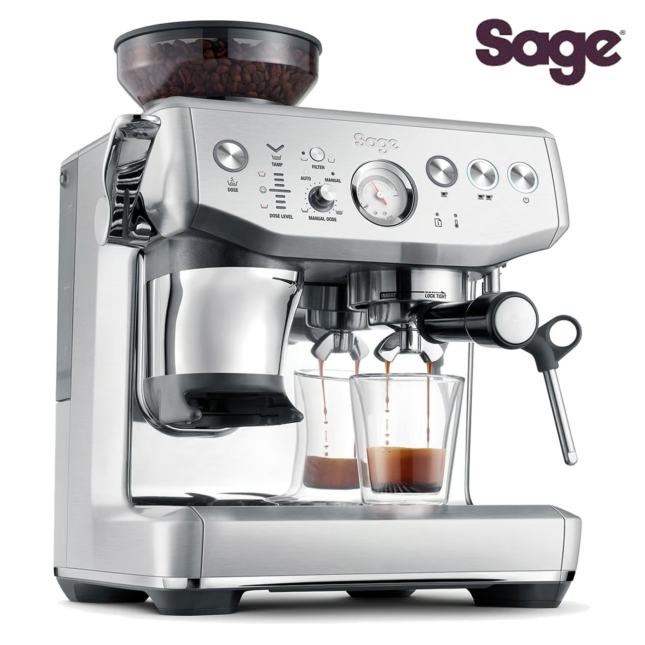 Sage macchina da caffè The Barista Express Impress SES876BSS4EE01 - immagine 3