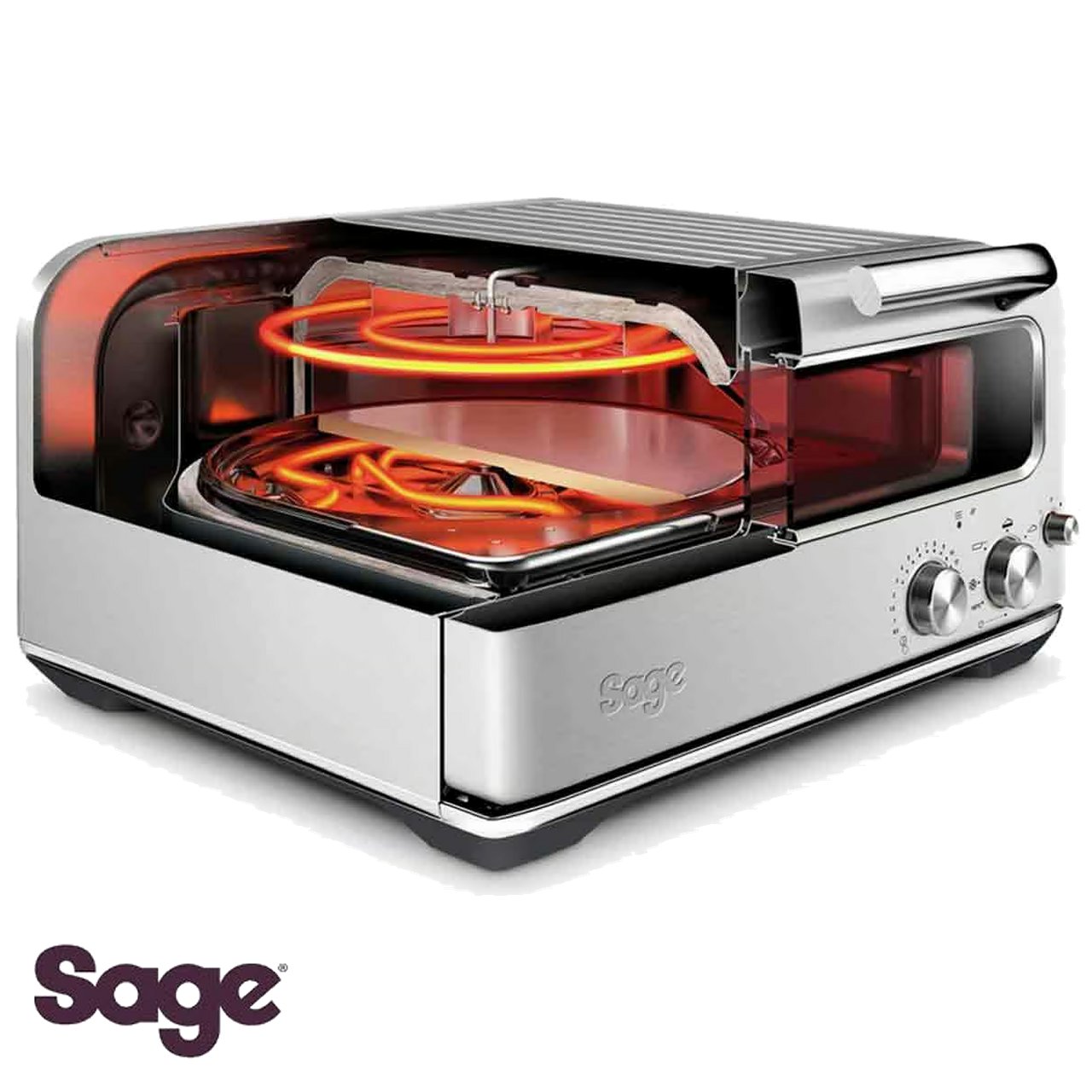 Sage forno per pizza The Pizzaiolo oven SPZ820BSS4EEU1 - immagine 5