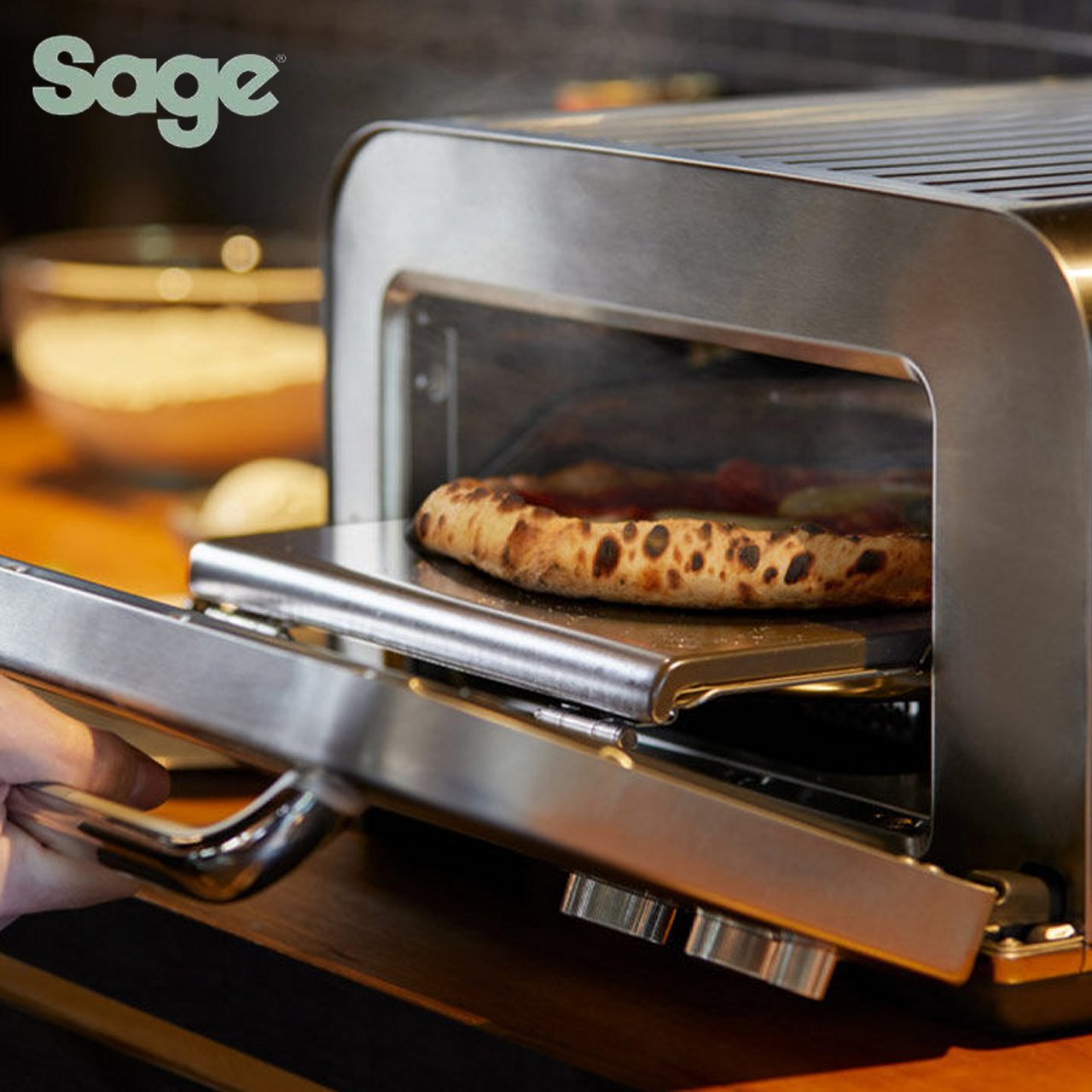 Sage forno per pizza The Pizzaiolo oven SPZ820BSS4EEU1 - immagine 7