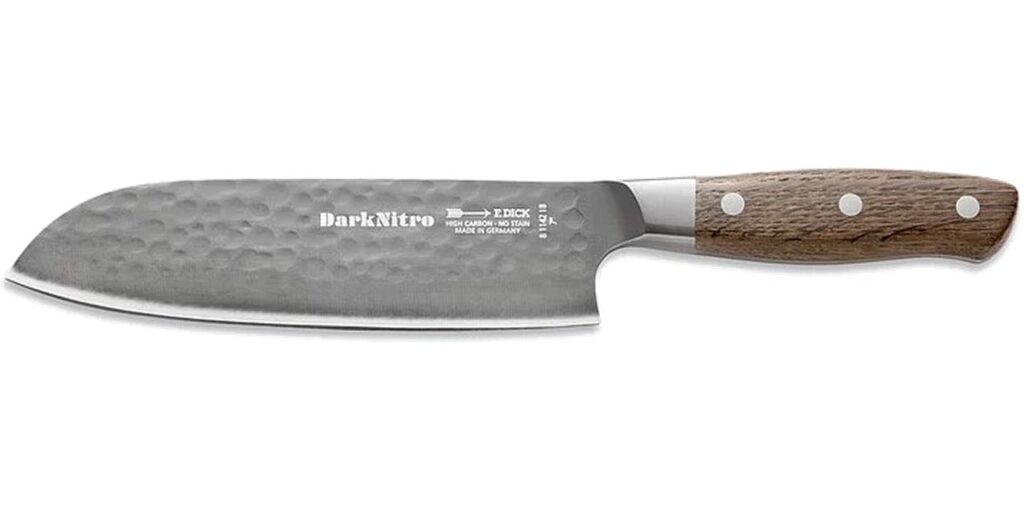 Coltello santoku alveolato Dick DarkNitro 18 cm 8114218