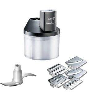 SliceSy Bamix per grattugiare e tagliare a julienne nero BX 1500.003