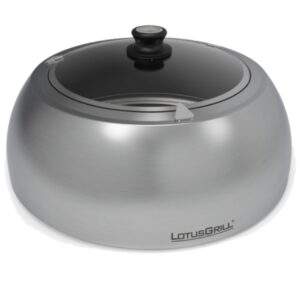 Cappa in acciaio inox e vetro Lotus Grill Standard LG COP SG 34