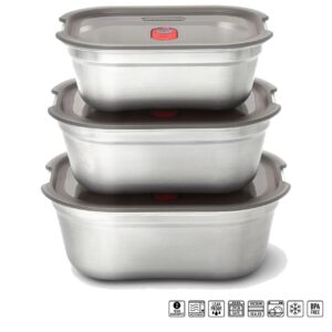 Set 3 Lunch Box multifunzione Black+Blum FBSSBX-017FR