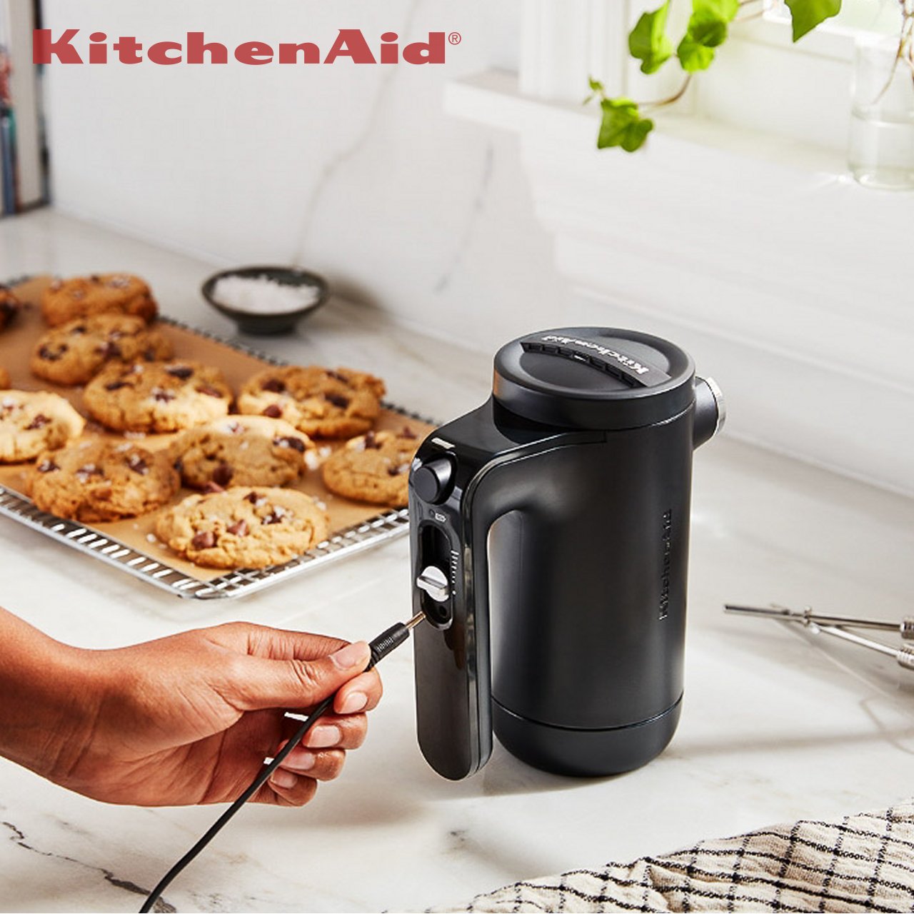 Sbattitore elettrico senza fili KitchenAid Go 5KHMR762BM - immagine 9