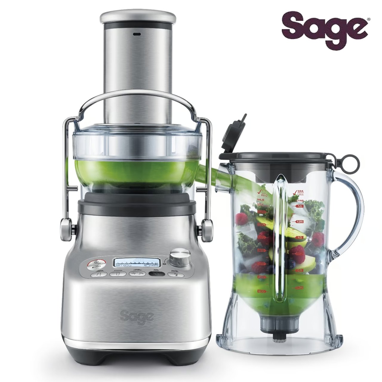 Sage The 3X Bluicer Pro centrifuga e frullatore SA-SJB815BSS2EEU1 - immagine 2