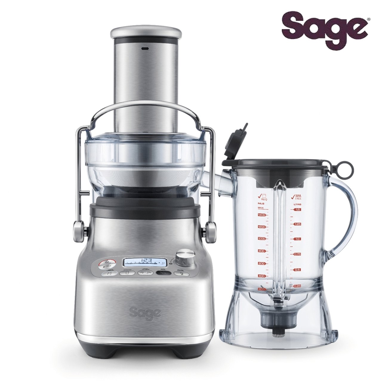 Sage The 3X Bluicer Pro centrifuga e frullatore SA-SJB815BSS2EEU1 - immagine 3