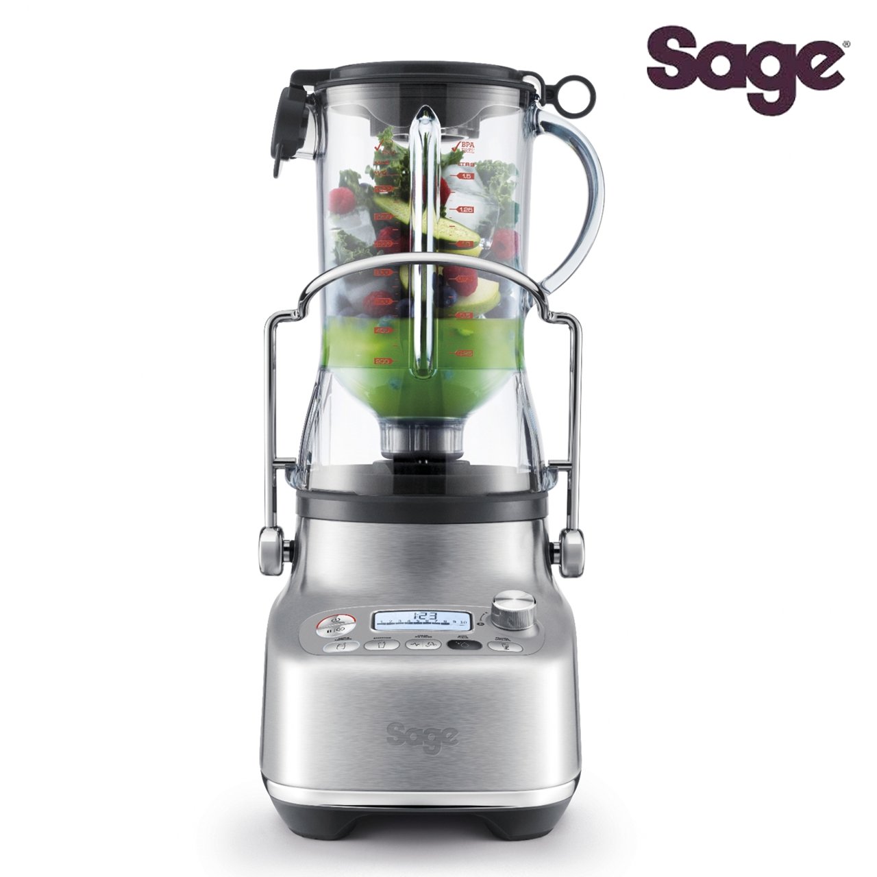 Sage The 3X Bluicer Pro centrifuga e frullatore SA-SJB815BSS2EEU1 - immagine 4