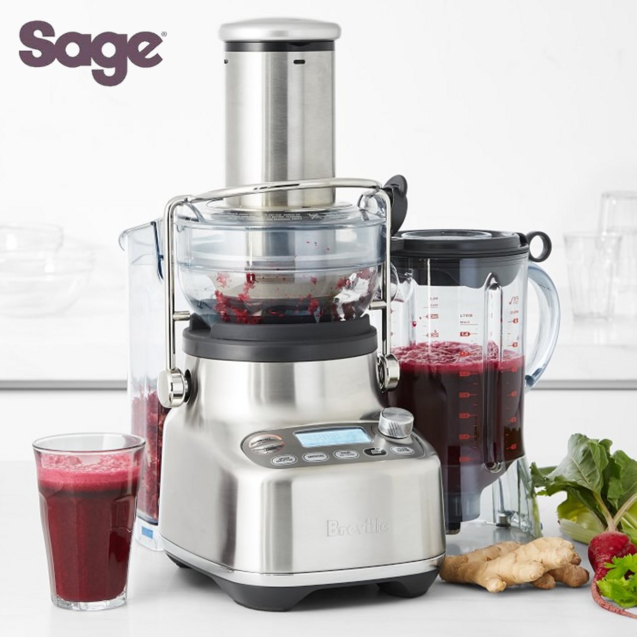 Sage The 3X Bluicer Pro centrifuga e frullatore SA-SJB815BSS2EEU1 - immagine 7