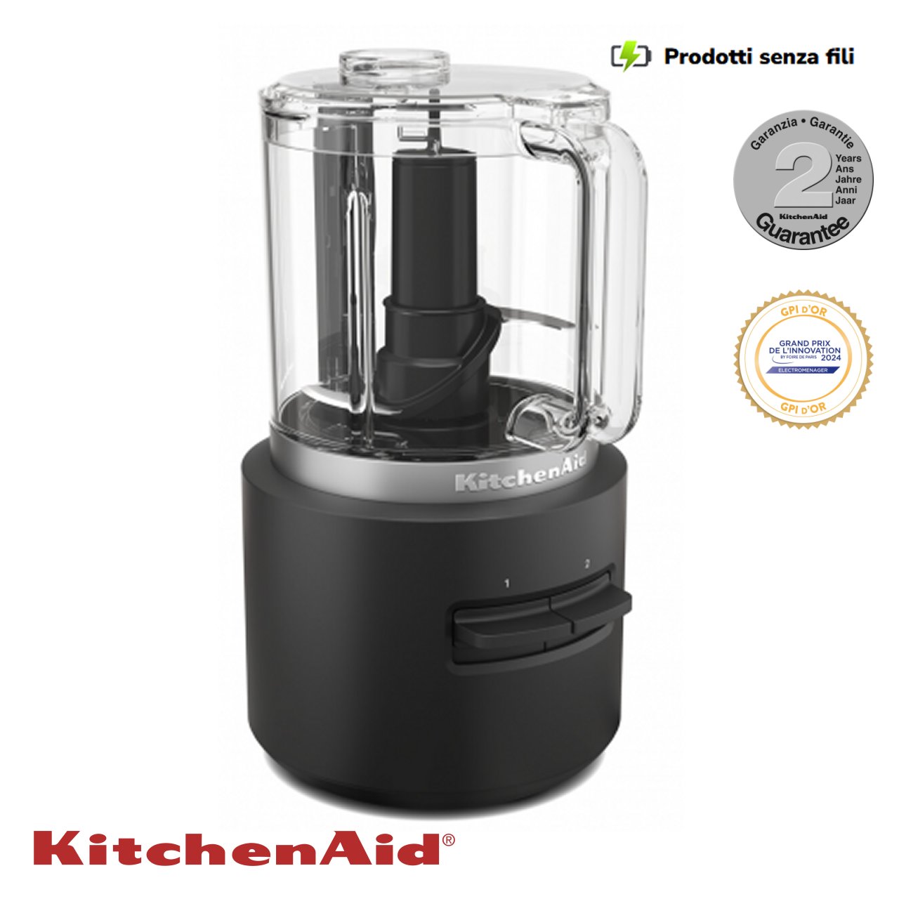 Tritatutto senza fili KitchenAid Go 5KFCR531BM - immagine 3