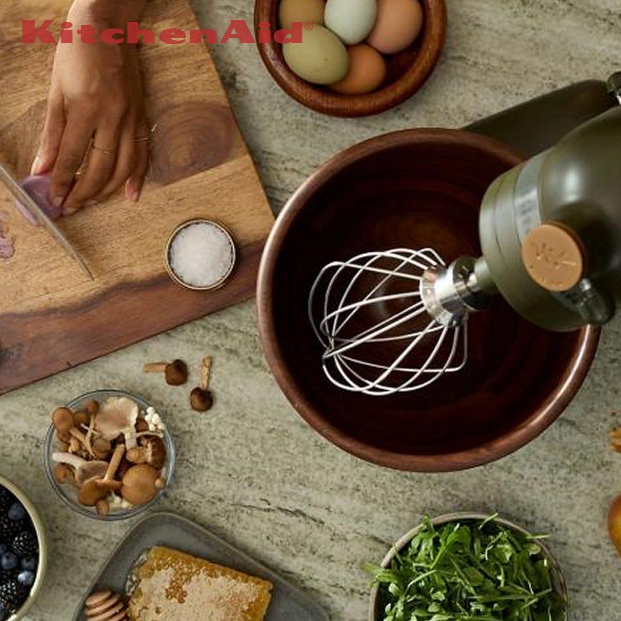 Planetaria KitchenAid Artisan 4,7L Design Evergreen 2024 5KSM180WSEEG - immagine 11