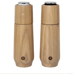 Macina spezie CrushGrind set Champagne in quercia 17 cm CG2CHA17OILWO