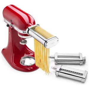 KitchenAid set 3 pezzi tagliapasta e sfogliatrice per planetaria 5KSMPRA