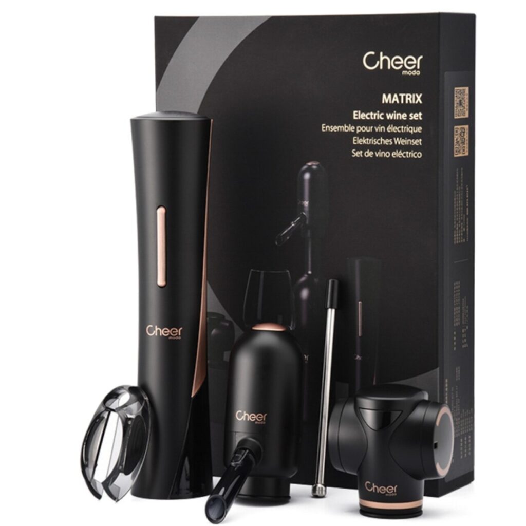 Matrix Set accessori elettrici a batteria per vino Cheer Moda CH43909