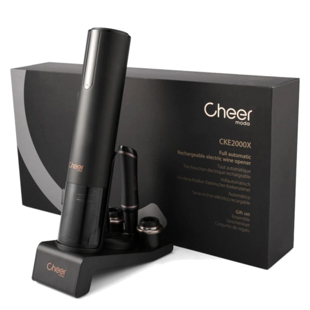 Sommelier Set accessori elettrici ricaricabili vino Cheer Moda CH68780