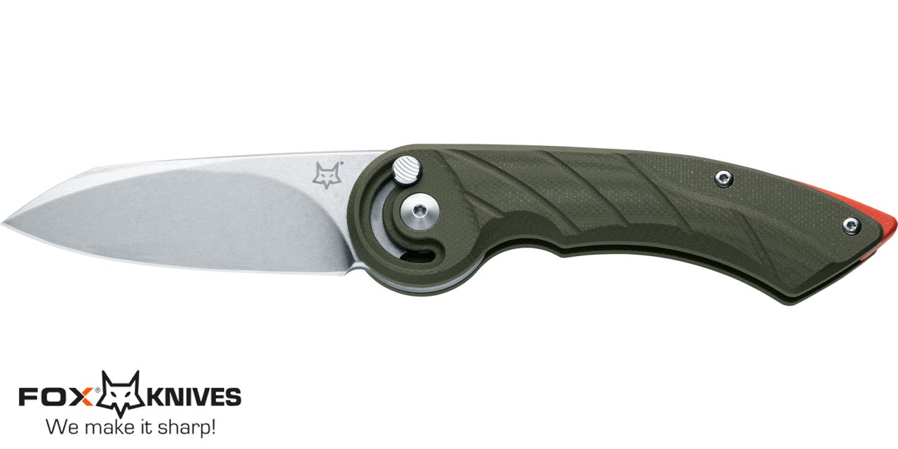 Coltello Fox Radius chiudibile G10 verde FX-550 G10OD - immagine 2