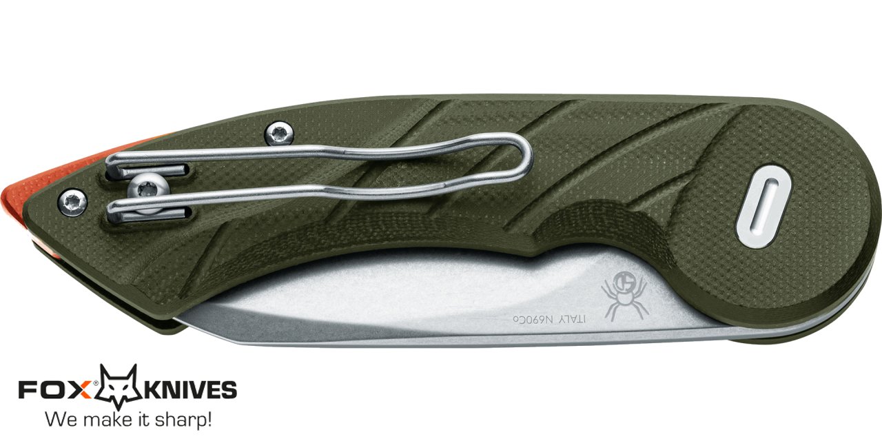 Coltello Fox Radius chiudibile G10 verde FX-550 G10OD - immagine 3