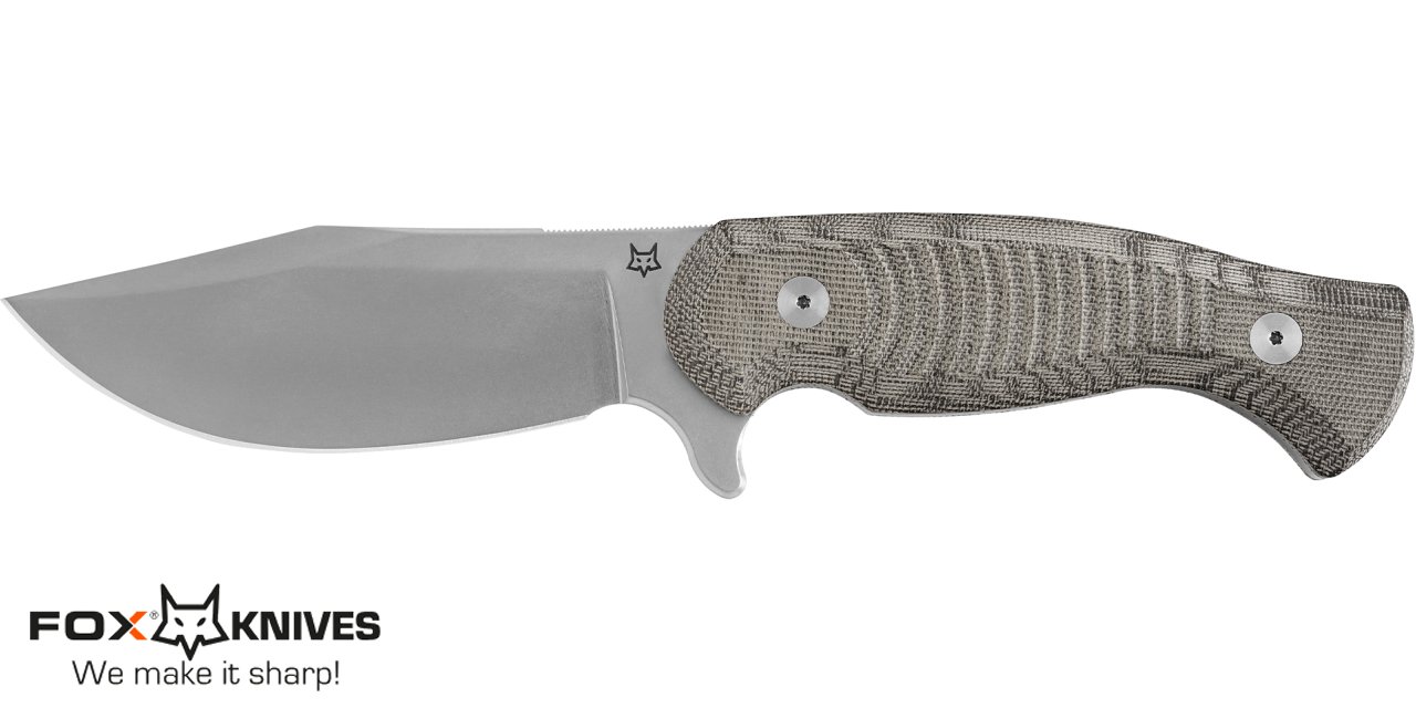 Coltello Fox Eastwood Tiger fisso Micarta Green FX-106 MIOD - immagine 2