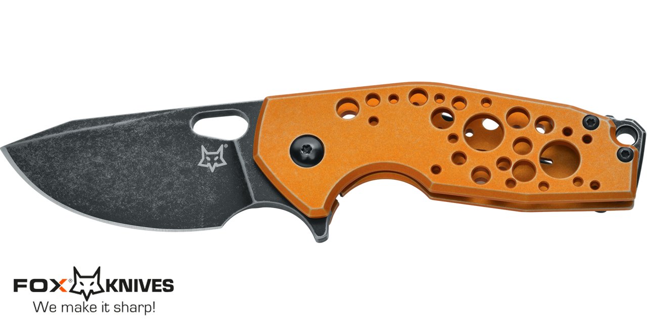 Coltello Fox Suru chiudibile Alluminio arancione FX-526 ALO - immagine 2