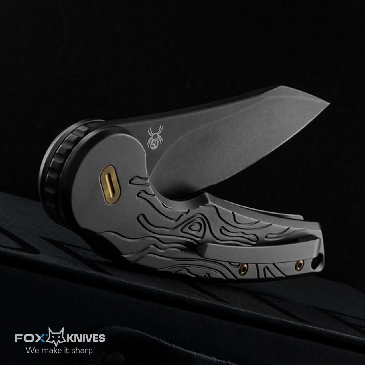 Coltello Fox Jupiter chiudibile Titanium Bronze FX-555 TIBR - immagine 8
