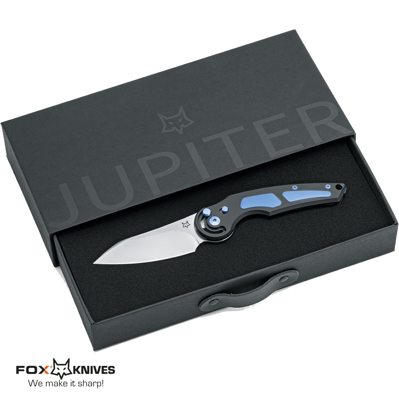 Coltello Fox Jupiter chiudibile Titanium Blu FX-555 TIBL - immagine 4
