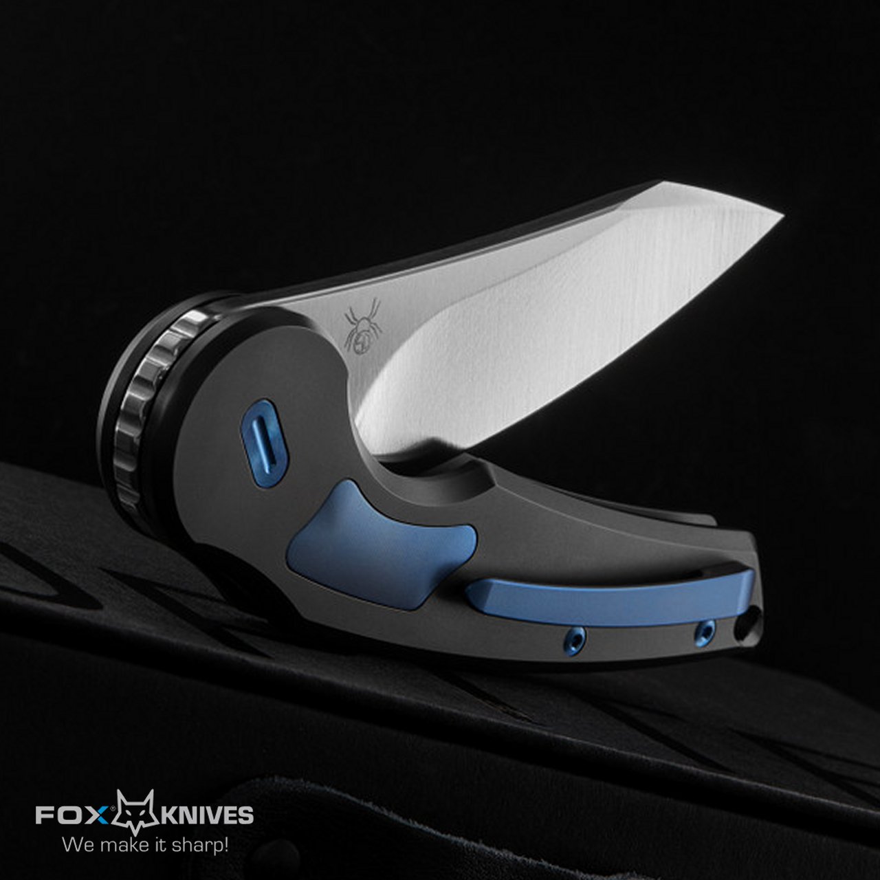 Coltello Fox Jupiter chiudibile Titanium Blu FX-555 TIBL - immagine 8
