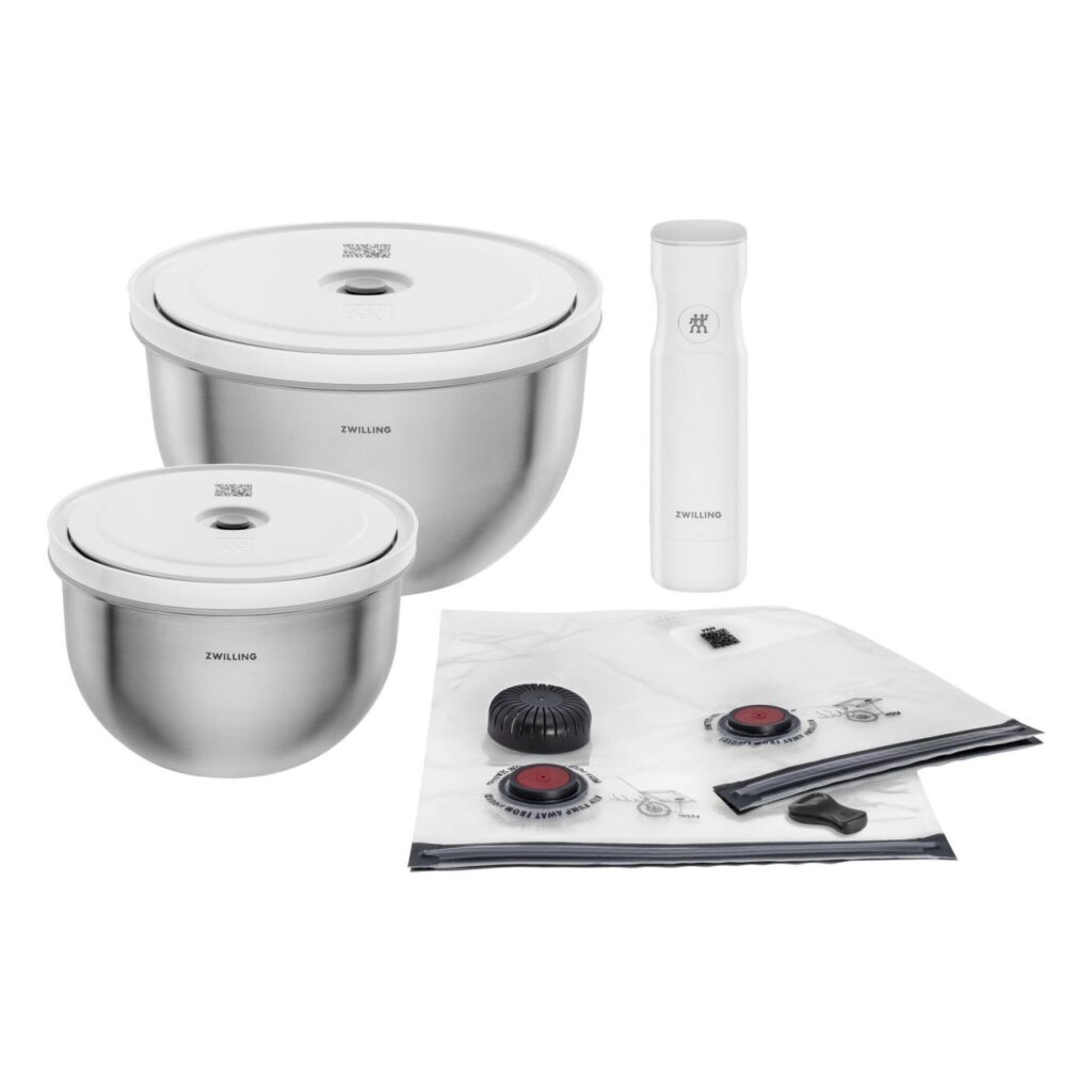 Set sottovuoto Zwilling Fresh & Save BOWLS 9 pezzi in acciaio 1031015