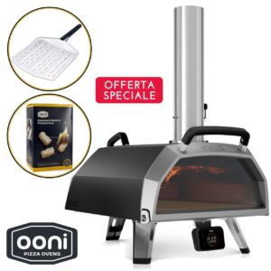 Kit forno pizza Karu 2 Pro Ooni + pala forata + accendifuoco Ooni