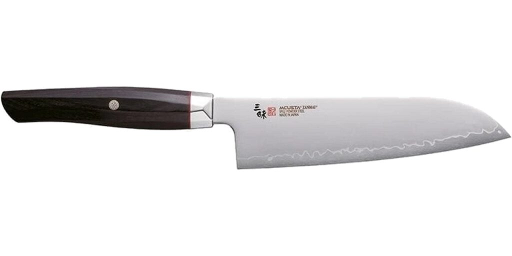Coltello Santoku 18 cm Mcusta Zanmai Revolution Black ZRB-1203G