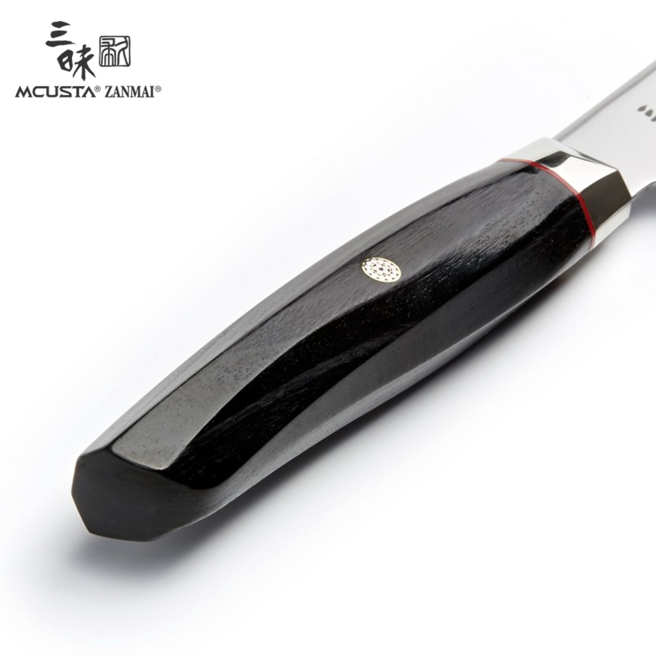 Coltello Santoku 18 cm Mcusta Zanmai Revolution Black ZRB-1203G - immagine 5