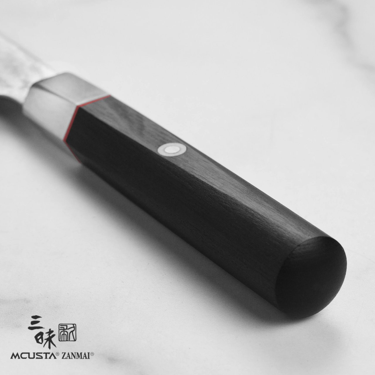 Coltello Gyuto 21 cm Mcusta Zanmai Hybrid Damascus Splash HZ2-3005DS - immagine 4